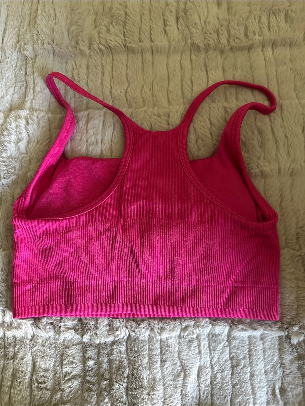 Target pink Ribbed Crop Tank - Picture 3 of 3